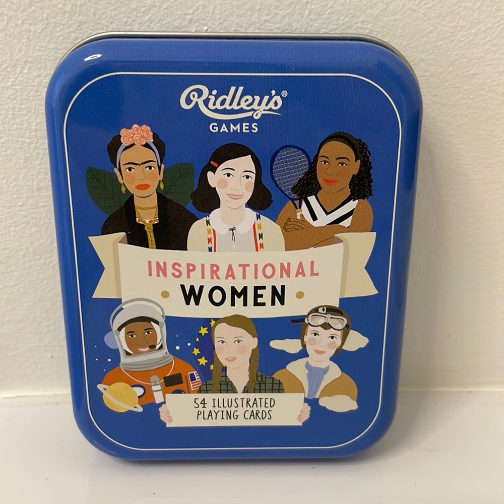 Brand new | deck of playing cards with gifting tin | Inspirational Women